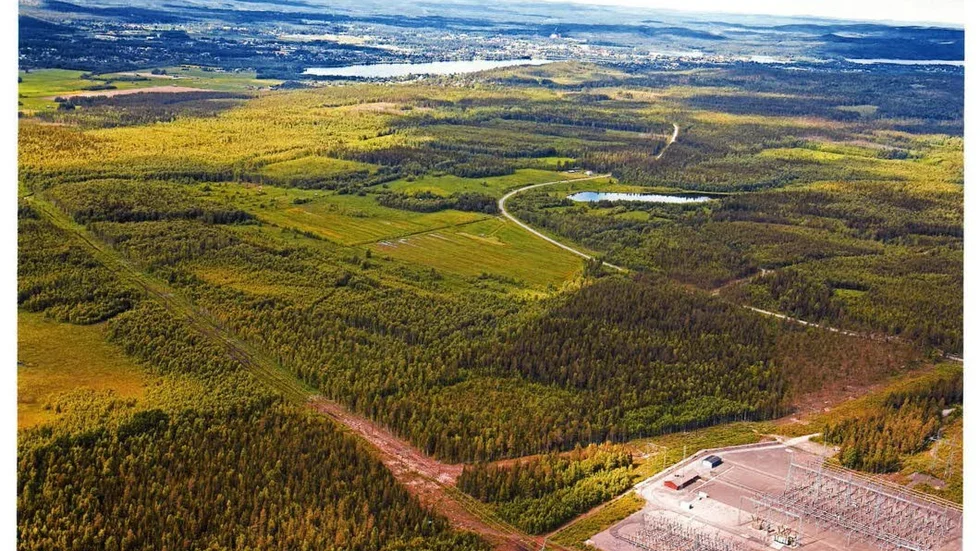 ÖVERSIKTSPLAN. Här ligger området intill ställverket i höger hörn som kommunen vill göra till ett megaindustriområde för etablering av elintensiv industri.
