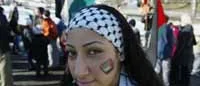 500 tågade för ett fritt Palestina