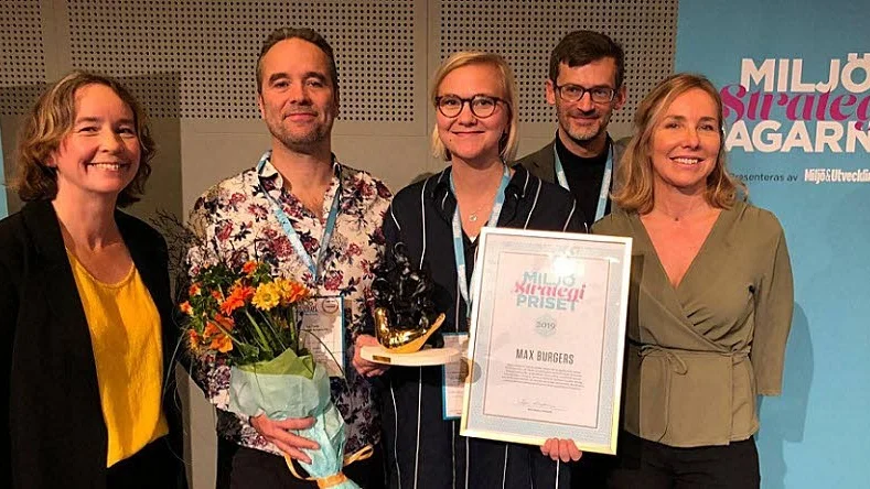 Ingar Lindholm, chefredaktör Miljö & Utveckling, Kaj Török, Informations- och hållbarhetschef Max, Frida Sjödin, projektledare hållbarhet Max, Henrik Ny, Blekinge Tekniska Högskola och Ylva Öhrnell, DHL.