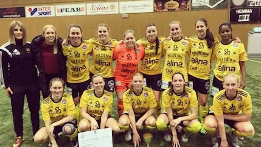 Vinnare. Gusks segrande lag.