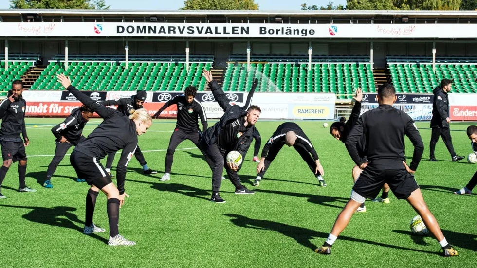 Dalkurd på Domnarsvallen.