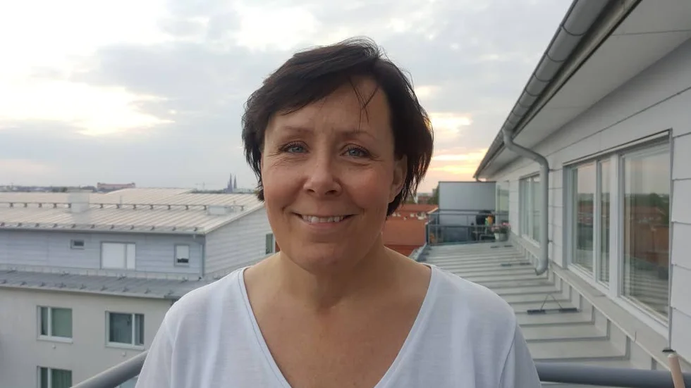Innan hon blev bussförare arbetade Veronica Mattsson i 20 år som badvakt och simlärare.