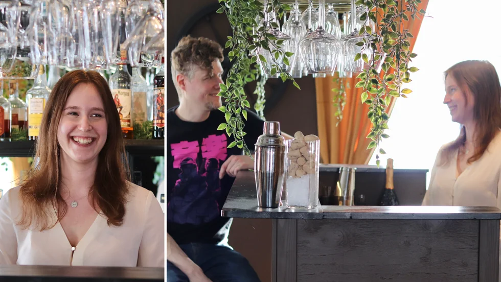 Mathilda Bodén och Markus Lindahl har budgetrenoverat sitt radhus på Takdroppsgatan.
