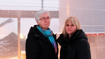Gerluy Bohman och Christina Larsson blir störda.