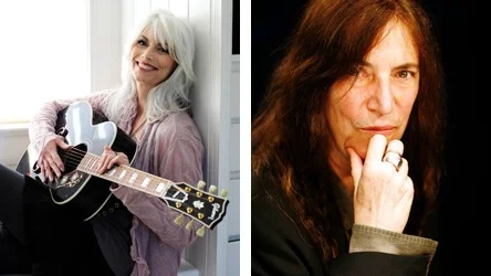 Emmylou Harris och Patti Smith.