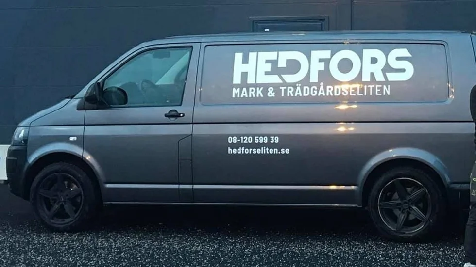 Den här firmabilen befinner sig på villovägar. Sannolikt stals den på natten mellan 27 och 28 december.