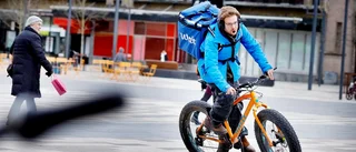 Cykelbudet Jonas, 37: "Jag tjänar ju inte som en kung men jag trivs"