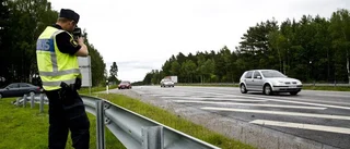 Polisen på plats i midsommarrusningen