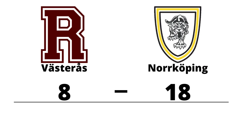 Västerås Roedeers förlorade mot Norrköping Panthers