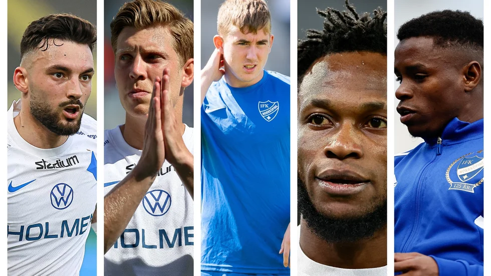 Några av de tunga spelartappen under Rikard Norling: Sead Haksabanovic, Alexander Fransson, Ìsak Bergmann Jóhannesson, Samuel Adegbenro och Abdulrazaq Ishaq. 