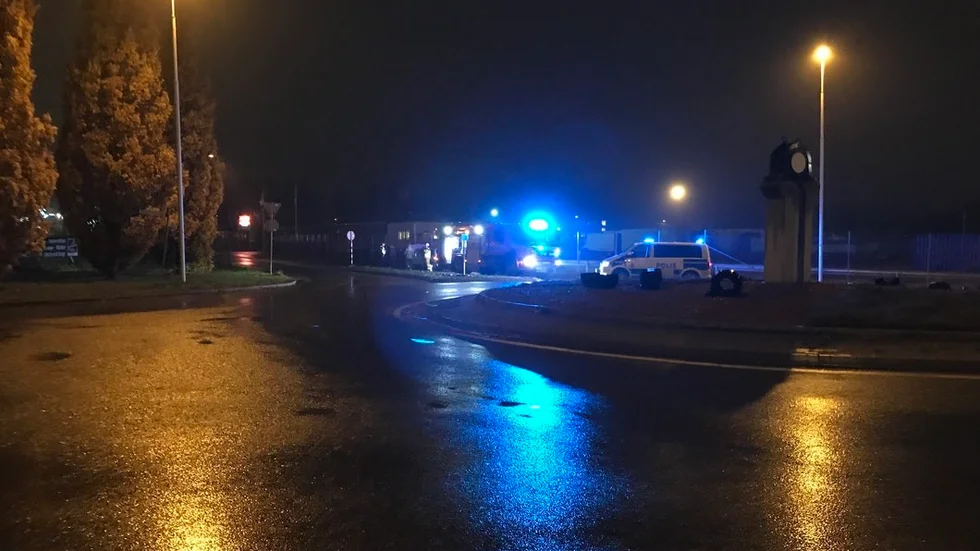 Ingen person kom till skada i samband med incidenten.