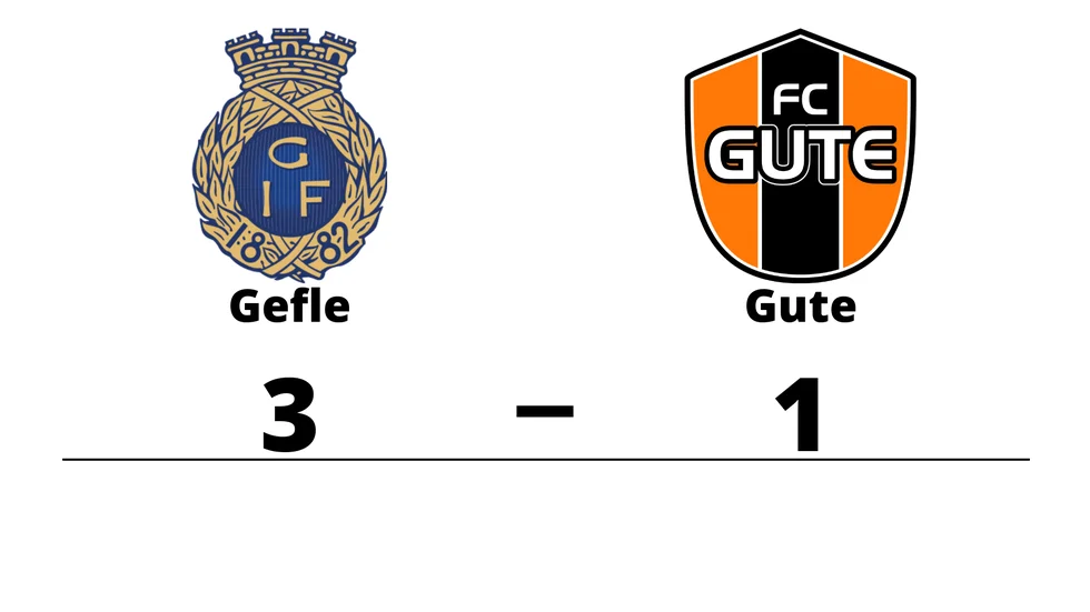 Gefle IF FF vann mot FC Gute
