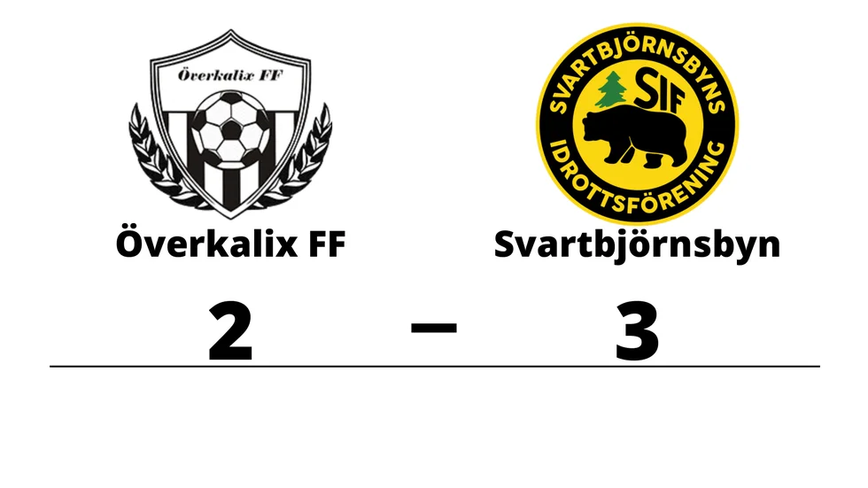 Överkalix FF förlorade mot Svartbjörnsbyns IF
