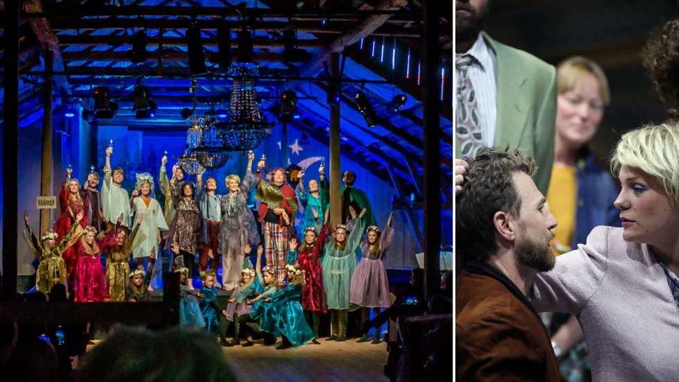 "Muntra fruarna i Windsor" är namnet på den föreställning som Eskilstuna sommaropera hade premiär för under lördagen. Regissör Andrea Hagman har med sin ensemble skräddarsytt en förtrollande uppelevlse för alla som besöker den gamla ladan i Skensta.