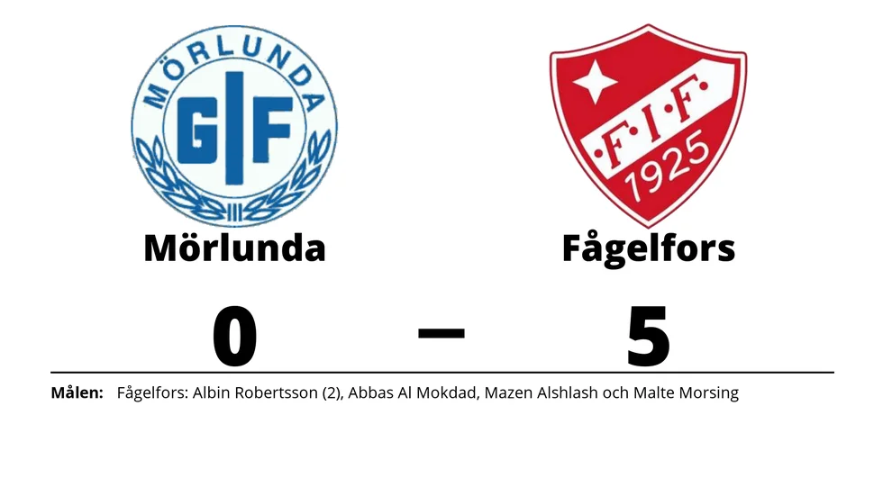 Mörlunda GIF förlorade mot Fågelfors IF