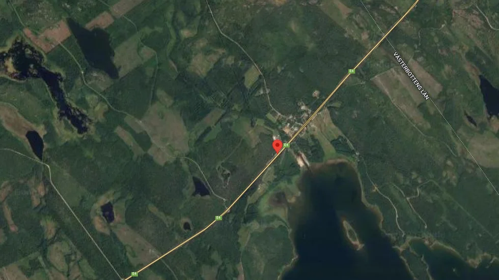 En olycka har inträffat på E4, vid Kinnbäck.