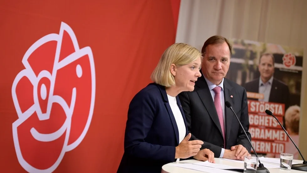 Med kort tid kvar till valet drar Socialdemokraterna på med ett valfläskpaket som kommer att kosta samhället runt 32 miljarder. Det är riktat till småbarnsföräldrar, som redan har förmånen av världens mest generösa föräldraförsäkring. FOTO: PONTUS LUNDAHL/TT
