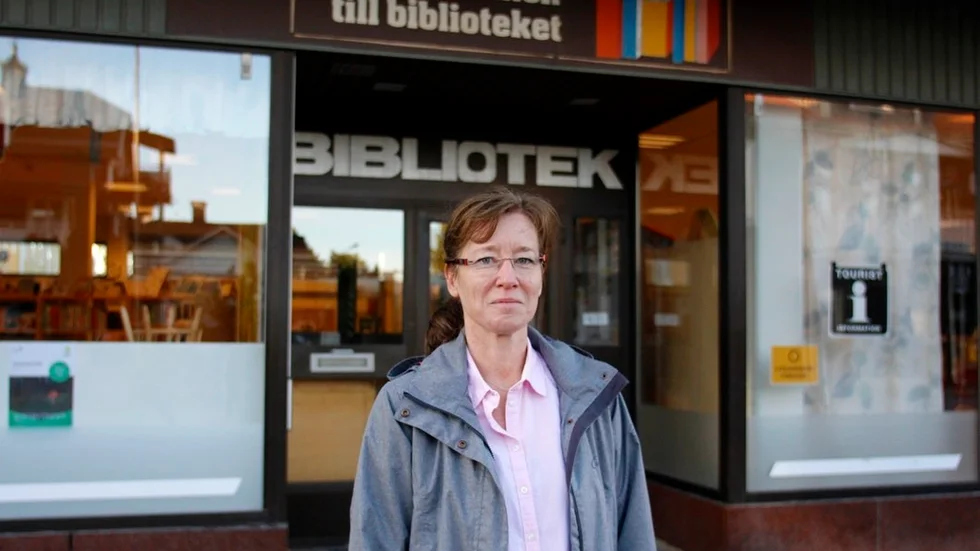 Maria Pestrea är fokuserad på att man alltid ska ha ett säkerhetstänk när det gäller att använda dator och mobb.