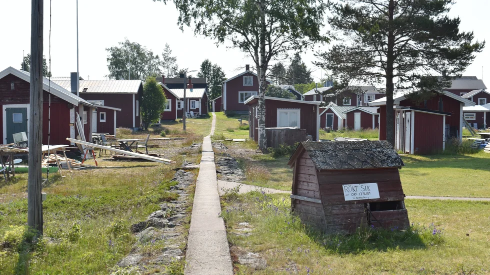 En bild från Pite-Rönnskär, ön som ligger mellan Piteå och Skellefteå.