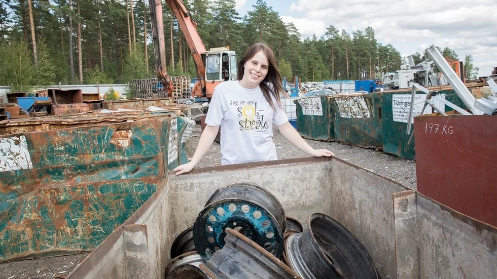 Mathilda Eriksson är "precis som den ska vara som har kontakt med kunder på ett företag", tycker den som nominerat henne till solstråle. "Jag brukar läsa om solstrålarna, det är ju alltid spännande och intressanta människor. Så jag tänkte "ska jag vara med, jag är inte så spännande", säger hon.
