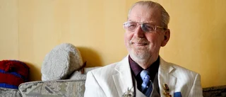 John Boström gläds åt sin 80-årsdag