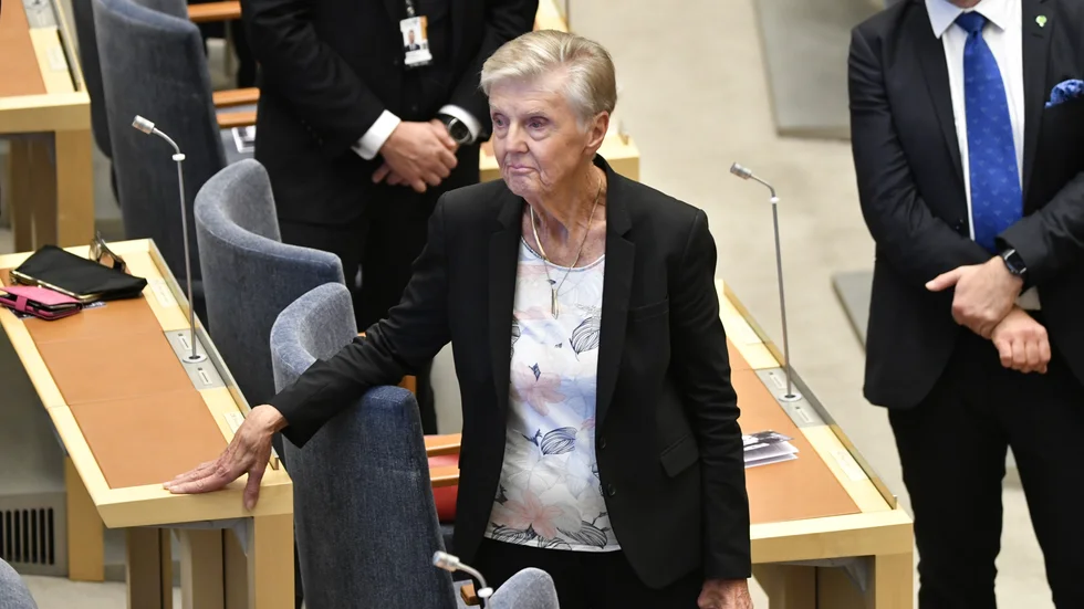 Erfaren. Liberalernas 89-åriga ledamot Barbro Westerholm är ett bra exempel på att hög ålder inte är något problem i politiken. 