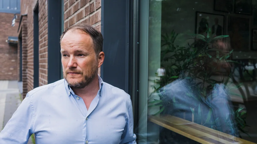 20220630 Tobias Smedberg (V) fotograferad i Gottsunda. Foto: Axel Hilleskog