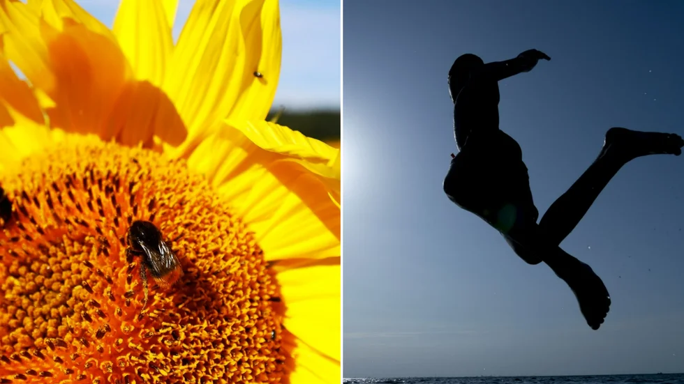 För den som längtar efter högsommarvärme och bad finns det goda chanser imorgon, då det väntas bli temperaturer upp emot 28 grader i Sörmland.
