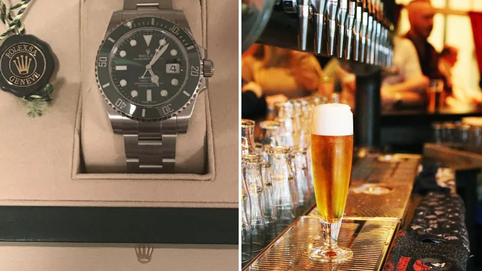 Uppsalakrögaren har enligt tingsrätten tvättat pengar från ett bedrägeri med en falsk Rolexklocka.