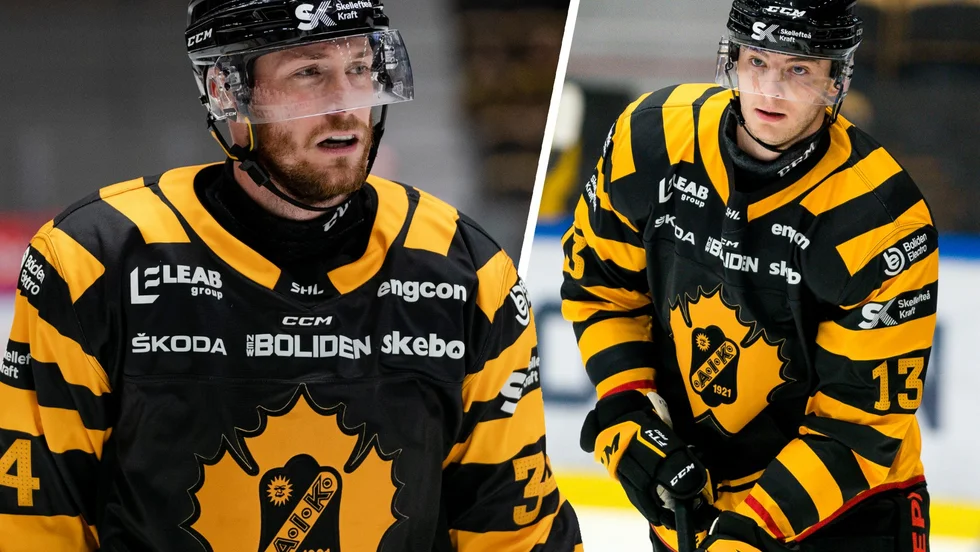 Tom Kühnhackl och Stefan Loibl matchades tillsammans under AIK:s måndagsträning. (Bilden är ett montage)