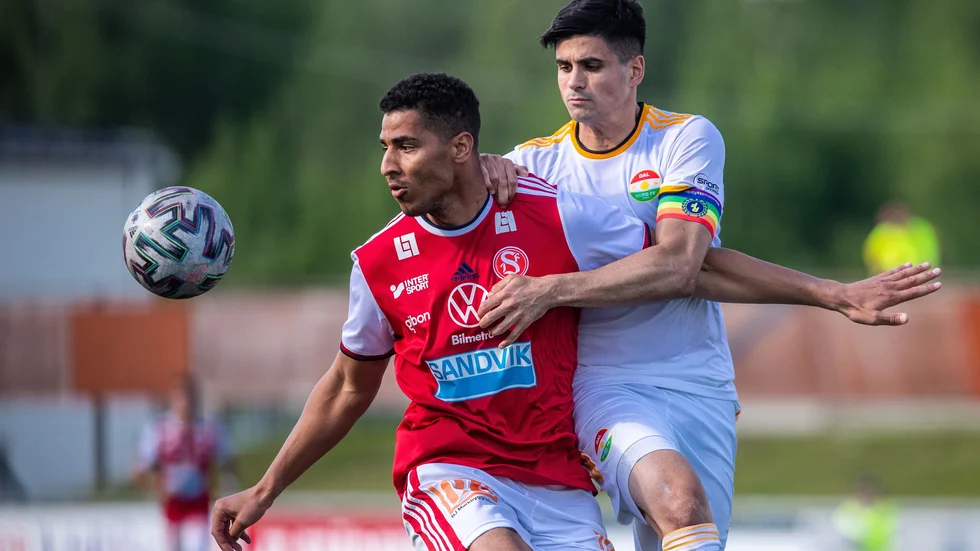 Dillian Ismail gjorde ett av målen när Dalkurd spelade oavgjort mot Sollentuna.