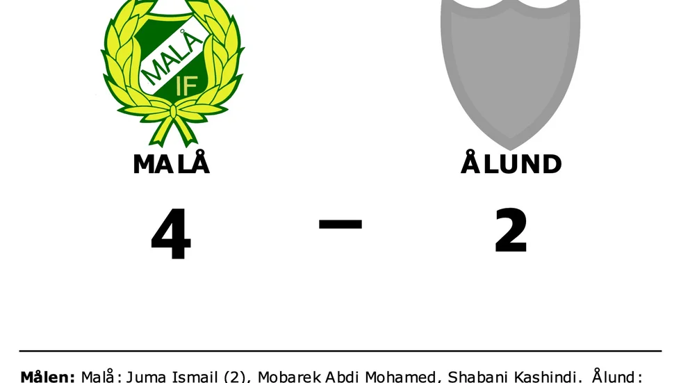 Malå IF vann mot IFK Ålund