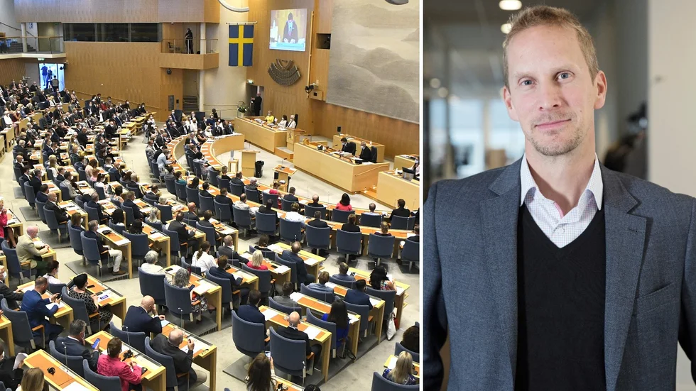 Regeringskrisen kan påverka beslutet om slutförvaring i Forsmark. Det oroar Thomas Stavbom, regionchef på Uppsala Handelskammare. 