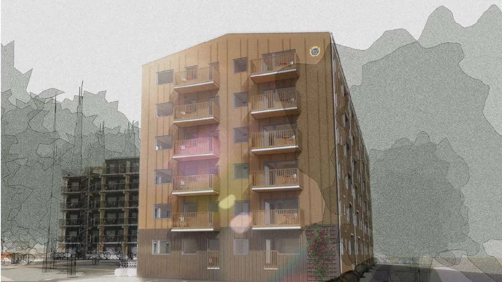 HSB sydosts förslag för Mullskopan som valdes bort.