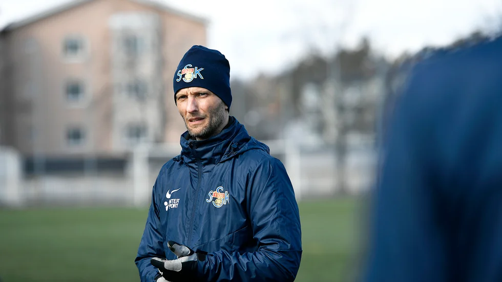 Jonas Ahlin, huvudtränare i Sunnanå SK.