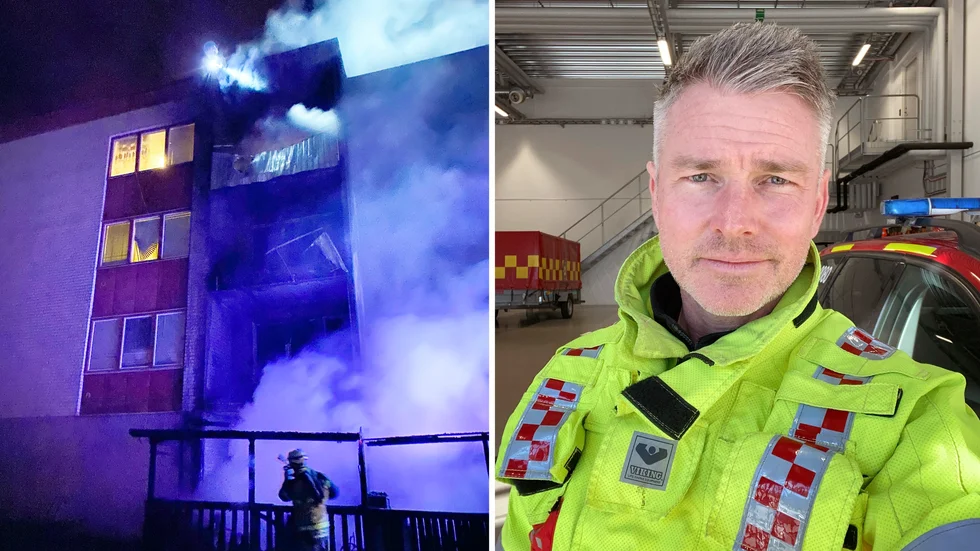 Vid sjutiden på lördagsmorgonen avlutades släckningsarbetet och räddningstjänsten övergick till att städa bort släckvatten och vädra ut rök några timmar till. Daniel Rosenlund, yttre befäl, lämnade sedan över bevakningsuppdraget till fastighetsbolaget.