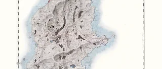 Karta över Gotland 1800-tal