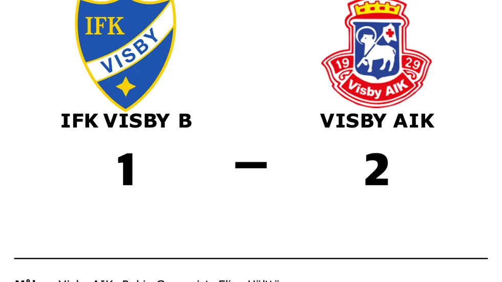 IFK Visby B förlorade mot Visby AIK