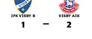 Visby AIK avgjorde före paus mot IFK Visby B