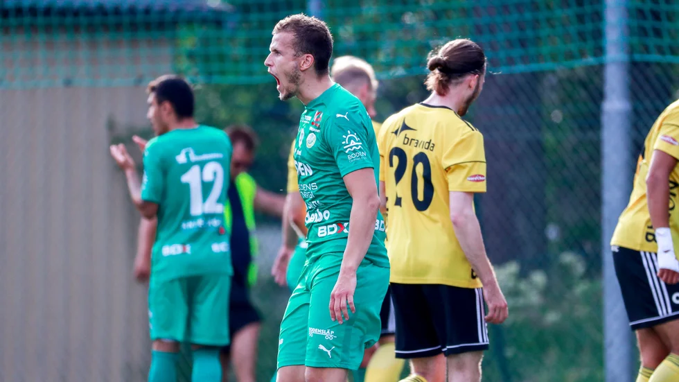 Felix Gustavsson och Bodens BK kämpade till sig en poäng på Studenternas i Uppsala.