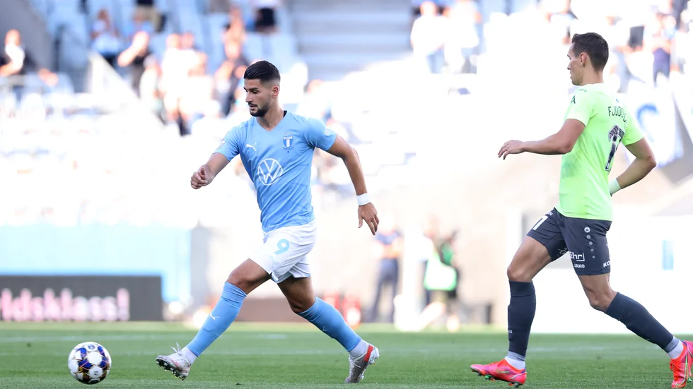 Antonio Colak avgjorde för Malmö FF i hemmamötet med Riga.