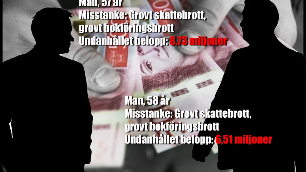 De två näringslivsprofilerna misstänks för grova ekobrott. Tillsammans har duon grundat ett mycket välkänt företag.