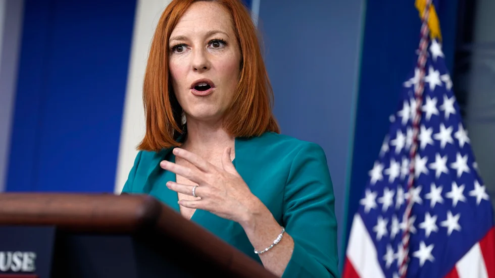 Vita husets pressekreterare Jen Psaki.