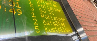Berusad person orsakade problem i tågtrafiken under torsdagen
