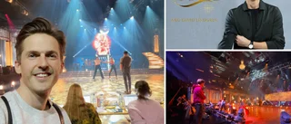 Se David Lindgrens egna bilder från bakom kulliserna av Let's dance – och hör vad han säger om undercoverarbetande poliser och vem som dansar med munnen