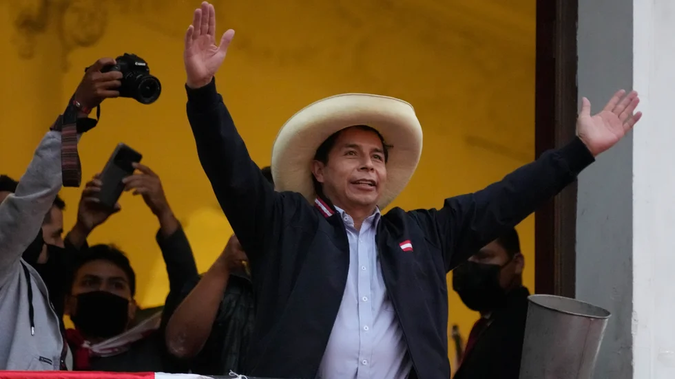 Presidentkandidaten Pedro Castillo.