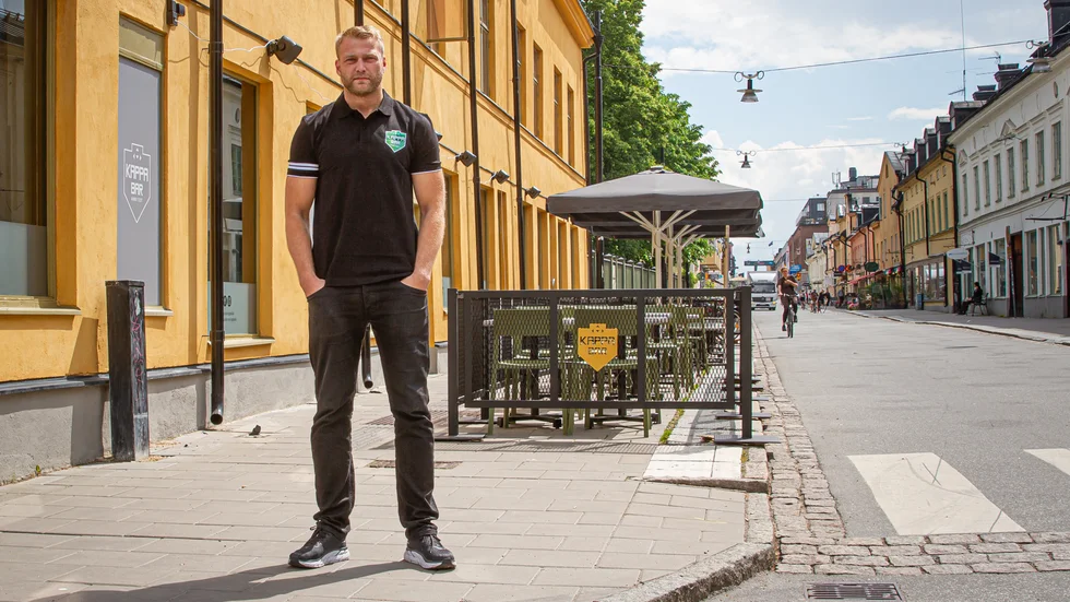 Peter Lindström, ägare av sportbaren Kappa Bar.