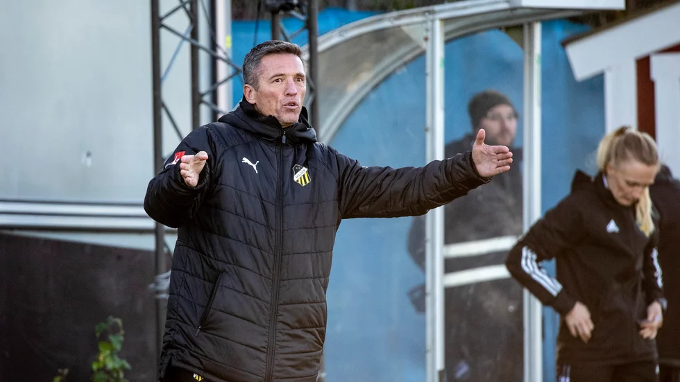 Var Häckens 0–0-match borta mot AIK i söndags Mats Grens sista som tränare för klubben? Arkivbild.