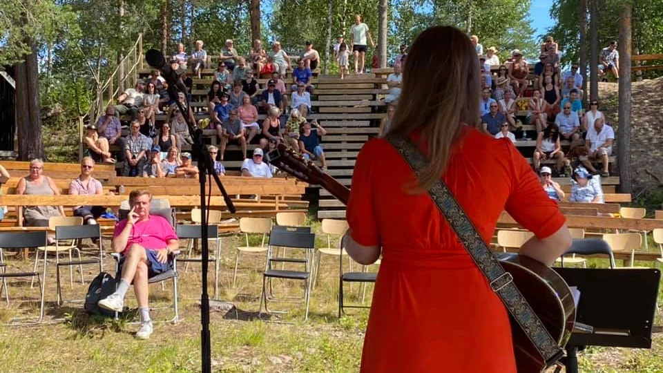 Det blev slutsålt med biljetter på visfestivalen.