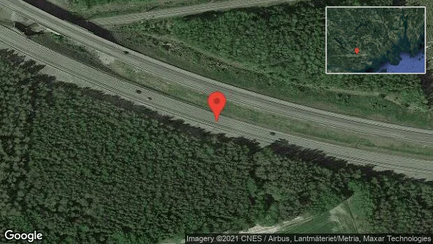 Brinnande fordon stoppar trafiken på E4